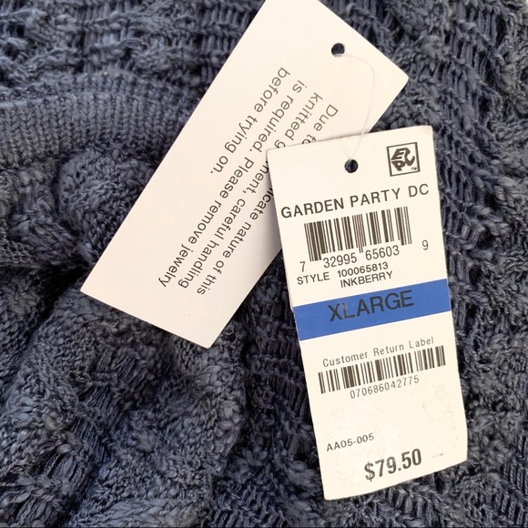 🌸New🌸 XL Open Knit Jewel Neck Sweater INC NWT - Picture 2 of 6